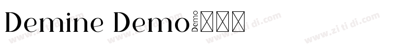 Demine Demo字体转换
